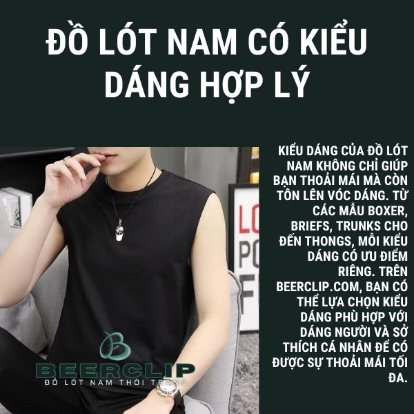 Quà tặng ĐỒ LÓT NAM THỜI TRANG BEERCLIP