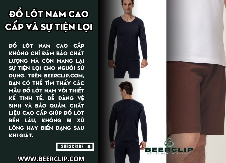 Giới Thiệu ĐỒ LÓT NAM THỜI TRANG BEERCLIP